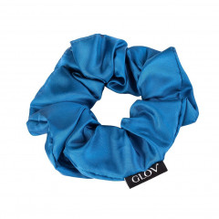GLOV Scrunchies Satin Blue  Сатиновые синие резинки для волос