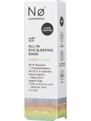 NO COSMETICS All-in Eye Sleeping Mask, 15 ml, No Cosmetics Ночная маска для области вокруг глаз с глицерином и транексамовой кислотой, против отёков и тёмных кругов, 15 мл
