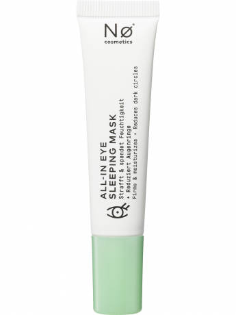 NO COSMETICS All-in Eye Sleeping Mask, 15 ml, No Cosmetics Ночная маска для области вокруг глаз с глицерином и транексамовой кислотой, против отёков и тёмных кругов, 15 мл