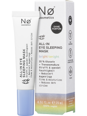 NO COSMETICS All-in Eye Sleeping Mask, 15 ml, No Cosmetics Ночная маска для области вокруг глаз с глицерином и транексамовой кислотой, против отёков и тёмных кругов, 15 мл