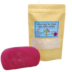 NATUURMA© Glitzerspielknete zum selber machen Knete Тесто для лепки с блестками