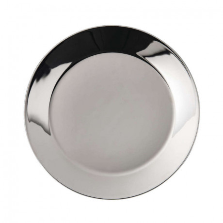 Arzberg Arzberg Tric Moonlight - Silber titanisiert Fruhstucksteller 22 cm Arzberg Tric Moonlight - Серебряная титанированная тарелка для завтрака 22 см