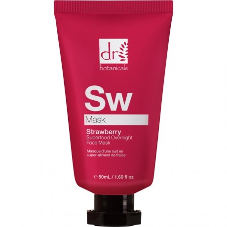 Dr Botanicals Strawberry Superfood Overnight Face Mask  Ночная маска для лица с клубникой Superfood