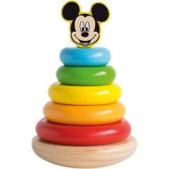 Mickey Mouse stapelbare Ringe aus Holz Штабелируемые деревянные кольца Микки Мауса