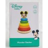 Mickey Mouse stapelbare Ringe aus Holz Штабелируемые деревянные кольца Микки Мауса