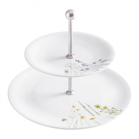 Kahla Kahla Wildblume - Update Etagere Midi 2-tlg. Oberer Teller 21,5 cm / Unterer Teller 31 cm Kahla Wildblume - Обновленный многоуровневый комплект из 2 предметов миди. Верхняя тарелка 21,5 см / нижняя тарелка 31 см