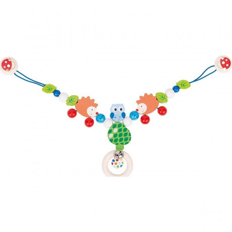 HEIMESS Kinderwagenkette Igel und Eule ежик и сова на коляске