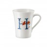 Hutschenreuther Hutschenreuther Flower Alphabet Becher mit Henkel H-Hibiscus 0,40 L Кружка Hutschenreuther Flower Alphabet с ручкой H-Hibiscus 0,40 л