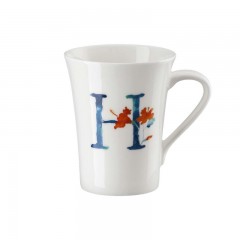 Hutschenreuther Hutschenreuther Flower Alphabet Becher mit Henkel H-Hibiscus 0,40 L Кружка Hutschenreuther Flower Alphabet с ручкой H-Hibiscus 0,40 л