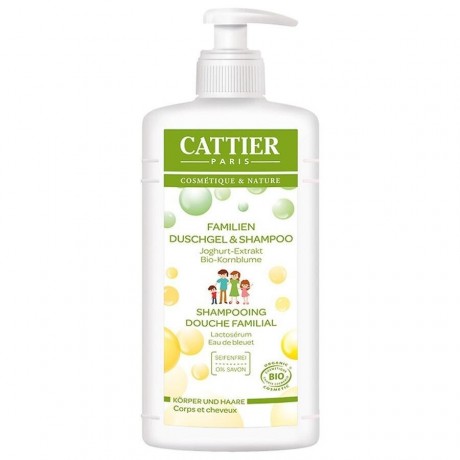 Cattier Familien Duschgel & Shampoo 500ml Семейный гель для душа и шампунь 500мл