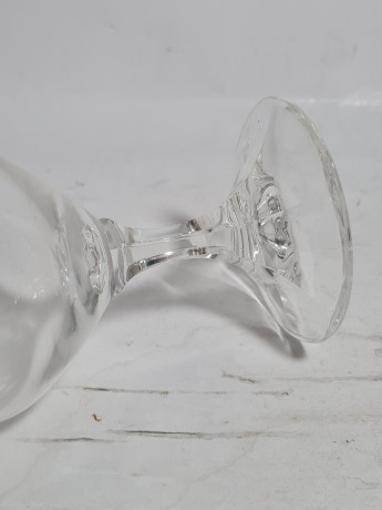 Набор бокалов винтажных Schott Zweisel / Glas Boutique с ложками, заводская упаковка, стекло, 3 шт., Германия, 13 см, 1970-80гг.