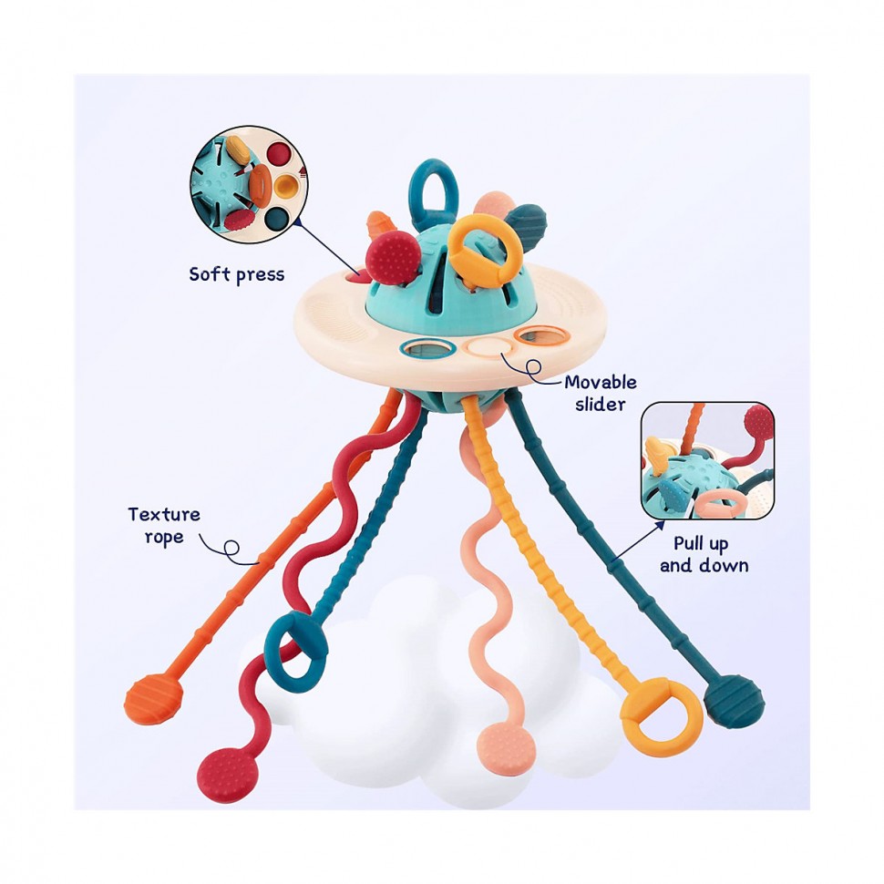 Купить frler frler Sensorik Montessori Spielzeug Silikon Fidget Pop Silikon  UFO Zugschnur Lernspiele fur Kinder Frler Сенсорные игрушки Монтессори  Силиконовые игрушки Fidget Pop Силиконовые НЛО Pull Cord Развивающие игры  для детей в