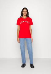 Tommy Hilfiger REG VARSITY EMB C-NK SS Print T-shirt fireworks REG VARSITY EMB C-NK SS Футболка с принтом салют