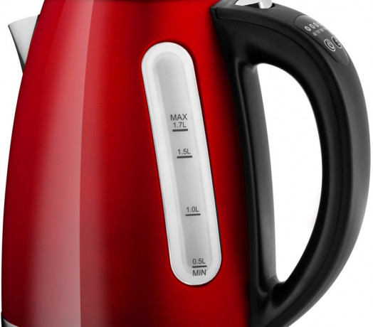 eta eta Wasserkocher ELA digi ETA959890010, 1,7 l, 2100 W, rot, Transparenter Deckel, Edelstahlausfuhrung чайник eta ELA digi ETA959890010, 1,7 л, 2100 Вт, красный, прозрачная крышка, дизайн из нержавеющей стали