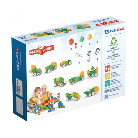 Geomag Geomag Magicube 4 Shapes Recycled Wheels 13 Teile Колеса Geomag Magicube 4 Shapes Recycled Wheels 13 шт.