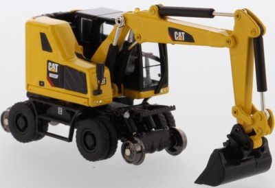 CAT M323F Mobilbagger fur Schienenverkehr 1:87 Колесный экскаватор CAT M323F для железнодорожного транспорта 1:87