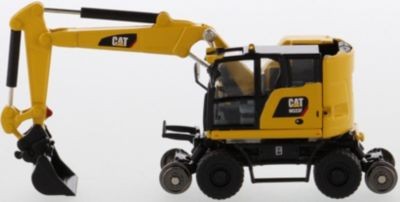 CAT M323F Mobilbagger fur Schienenverkehr 1:87 Колесный экскаватор CAT M323F для железнодорожного транспорта 1:87