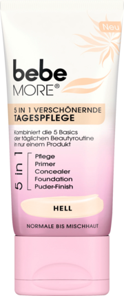 bebe MORE 5 в 1 Verschonernde Дневной крем для лица Hell, 50 мл