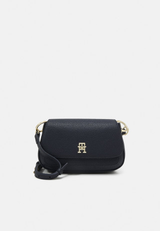 Tommy Hilfiger EMBLEM FLAP CROSSOVER Across body bag space blue EMBLEM FLAP CROSSOVER Сумка через плечо космический синий