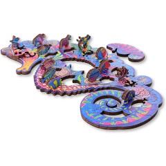 ANIWOOD Holz-Puzzle Seepferdchen M (150 Teile) Деревянный пазл Морской конек М (150 деталей)