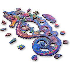 ANIWOOD Holz-Puzzle Seepferdchen M (150 Teile) Деревянный пазл Морской конек М (150 деталей)