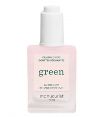 Manucurist Green Drying Drops Капли-сушка для лака, ускорение высыхания, уход за ногтями, 15 мл
