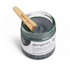 Georganics Mineral Toothpaste Activated Charcoal, 60 ml Зубная паста  с активированным углем, отбеливающая, без фтора, без SLS, с кокосовым маслом, натуральная, 60 мл