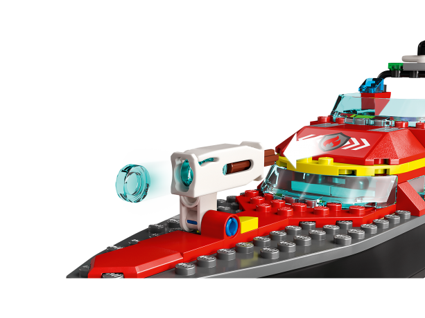 Lego Feuerwehrboot пожарная лодка