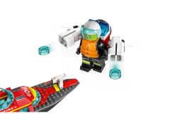 Lego Feuerwehrboot пожарная лодка