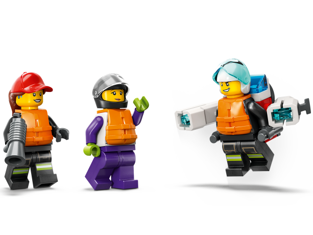 Lego Feuerwehrboot пожарная лодка