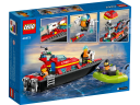 Lego Feuerwehrboot пожарная лодка
