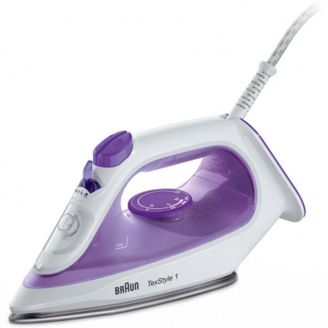 Braun Braun Dampfbugeleisen SI 1080 VI TexStyle 1 Dampfbugeleisen violett, 2000 W  Паровой утюг Braun SI 1080 VI TexStyle 1 — паровой утюг — фиолетовый, 2000 Вт