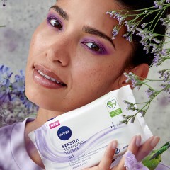 Nivea Sensitiv Reinigungstucher 3in1  Чувствительные чистящие салфетки 3в1