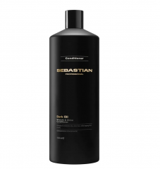 Sebastian Professional Dark Oil Кондиционер для волос 1000 мл профессиональный увлажняющий кондиционер с аргановым и жожоба маслами, блеск и мягкость