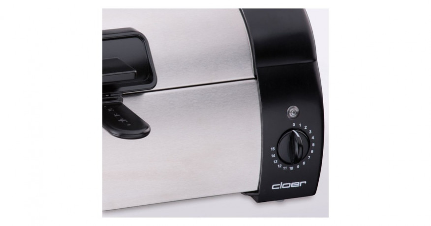 Cloer Cloer Brotchenbacker 3080, Toaster silber/schwarz, 570 Watt, fur 3 4 Brotchen  silber/schwarz Хлебопечка Cloer 3080, тостер серебристый/черный, 570 Вт, на 3–4 хлеба