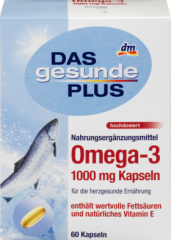 Mivolis Omega-3 Fisch Омега-3 1000 мг Рыбий жир в капсулах, 60 шт 