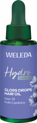 WELEDA HydraShine Gloss Drops Haaroel Alpen-Lein, 30 ml, Масло для волос HydraShine Gloss Drops с арганой, бурачником и льном для блеска и контроля пушения, 30 мл