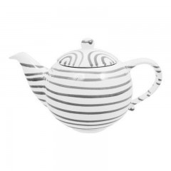 Gmundner Keramik Gmundner Keramik Graugeflammt Teekanne glatt 1,5 L / h: 16,5 cm Керамический чайник Gmundner с серым пламенем, гладкий, 1,5 л / высота: 16,5 см