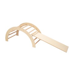 Kletterbogen gross mit Rutschbrett (nach Pikler Art) Большая альпинистская арка с скользящей доской (стиль Пиклера)