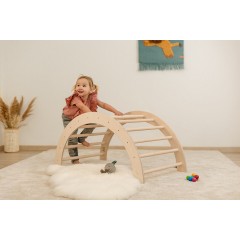 Kletterbogen gross mit Rutschbrett (nach Pikler Art) Большая альпинистская арка с скользящей доской (стиль Пиклера)