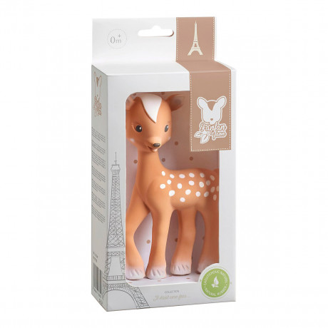 SOPHIE LA GIRAFE® Beissring  Greifling FanFan das Rehkitz aus Naturkautschuk Прорезыватель для зубов игрушка FanFan оленёнок из натурального каучука