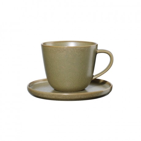 ASA SELECTION ASA Coppa Miso Kaffeetasse mit Untertasse 0,25 L / h: 7,2 cm Кофейная чашка ASA Coppa Miso с блюдцем 0,25 л / высота: 7,2 см