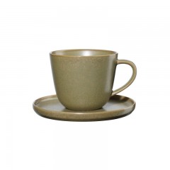 ASA SELECTION ASA Coppa Miso Kaffeetasse mit Untertasse 0,25 L / h: 7,2 cm Кофейная чашка ASA Coppa Miso с блюдцем 0,25 л / высота: 7,2 см