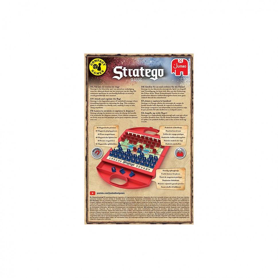 Купить Jumbo Stratego Kompaktspiel NEU Компактная игра Stratego NEW в  интернет-магазине Diskontshop.eu Германия всего за 1 629 руб. в