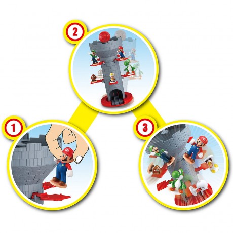 EPOCH Super Mario Blow Up! Shaky Tower Супер Марио Увеличить! Шаки Тауэр