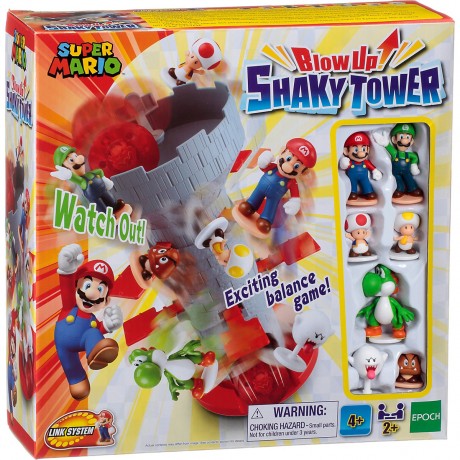 EPOCH Super Mario Blow Up! Shaky Tower Супер Марио Увеличить! Шаки Тауэр
