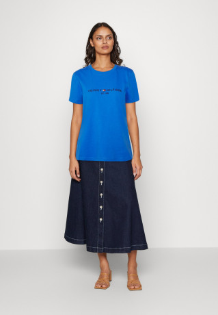 Tommy Hilfiger REGULAR TEE  Print T-shirt electric blue REGULAR TEE Футболка с принтом синий электрик