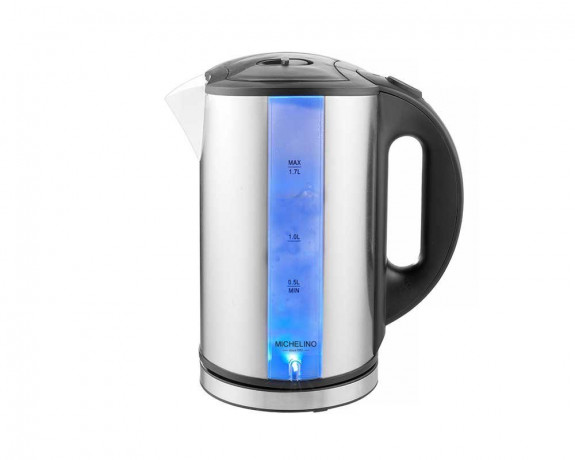 Michelino Wasserkocher Edelstahl-wasserkocher 74320 Edelstahloptik Edelstahl, 1.7 l  Чайник Michelino из нержавеющей стали Чайник 74320 под нержавеющую сталь, 1,7 л