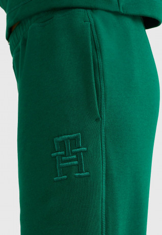 Tommy Hilfiger CUFFED Tracksuit bottoms prep green CUFFED Низ спортивного костюма подготовка зеленый
