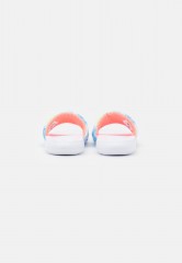 Nike Sportswear VICTORI ONE SLIDE Pantolette flach white/bright mango/sapphire/light liquid lime VICTORI ONE SLIDE Мюли на плоской подошве белый/яркий манго/сапфир/светлый жидкий лайм